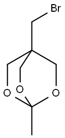 4-Bromomethyl-1-methyl-2,6,7-trioxabicyclo[2.2.2]octane 结构式