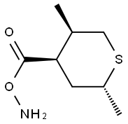 2H-Thiopyran-4-carboxylicacid,4-aminotetrahydro-2,5-dimethyl-,(2alpha,4beta,5beta)- 结构式