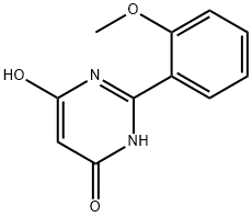 6-HYDROXY-2-(2-METHOXYPHENYL)-4(3H)-PYRIMIDINONE Structure