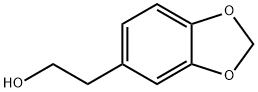 1,3-ベンゾジオキソール-5-エタノール 化学構造式