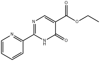 乙基 4-羟基-2-(2-吡啶基)-5-嘧啶羧酸酯 结构式