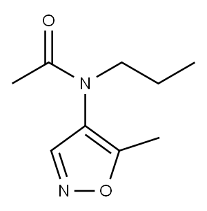 Acetamide,  N-(5-methyl-4-isoxazolyl)-N-propyl- 结构式