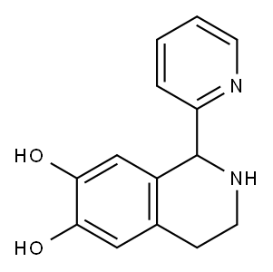 6,7-Isoquinolinediol,1,2,3,4-tetrahydro-1-(2-pyridinyl)-(9CI) 结构式