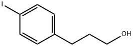 3-(p-ヨードフェニル)-1-プロパノール 化学構造式
