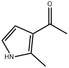 2-甲基-3-乙酰基吡咯, 6009-46-7, 结构式