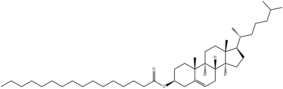 パルミチン酸  コレステロール 化学構造式