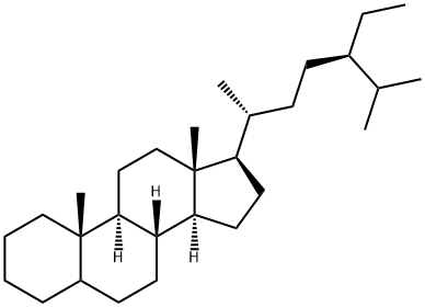 (20R)-スチグマスタン 化学構造式