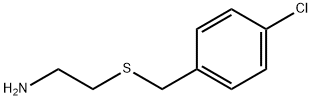 {2-[(4-氯苄基)硫代]乙基}胺 结构式