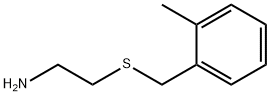 2-[(2-甲苄基)硫代]乙胺 结构式