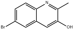 6-溴-2-甲基喹啉-3-醇 结构式