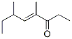 (E)-4,6-Dimethyl-4-octen-3-one Struktur