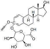 乙炔基雌二醇-3-葡糖苷酸 结构式