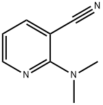 2-二甲氨基-3-氰基吡啶 结构式