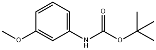 (3-メトキシフェニル)カルバミン酸TERT-ブチル 化学構造式