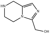(5,6,7,8-テトラヒドロイミダゾ[1,5-A]ピラジン-3-イル)メタノール 化学構造式