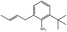 2-[(E)-2-Butenyl]-6-tert-butylbenzenamine 结构式
