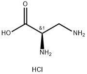 (R)-(-)-2,3-ジアミノプロピオン酸塩酸塩 化学構造式