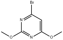2,6-二氯-4-溴嘧啶 结构式