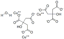 柠檬酸铜,2.5水 结构式