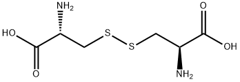 (R)-3-[[(S)-2-カルボキシ-2-アミノエチル]ジチオ]-2-アミノプロパン酸 化学構造式