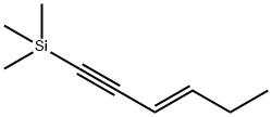 (E)-1-(Trimethylsilyl)-3-hexen-1-yne Structure