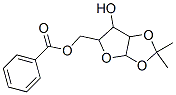 1,2-O-(异丙亚基)-ALPHA-D-呋喃木糖 5-苯甲酸酯 结构式
