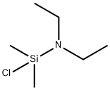 (N.N-二乙基)氨基二甲基氯硅烷, 6026-02-4, 结构式