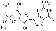 3'-グアニル酸ジナトリウム 化学構造式