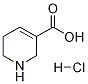 1,2,5,6-テトラヒドロ-3-ピリジンカルボン酸塩酸塩 化学構造式