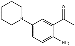 1-(2-AMINO-5-PIPERIDINOPHENYL)-1-ETHANONE Struktur