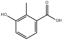 3-Hydroxy-2-methylbenzoic acid Struktur