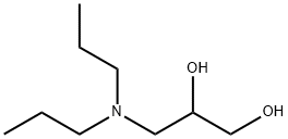 3-(ジプロピルアミノ)-1,2-プロパンジオール 化学構造式