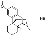 Racemethorphan hydrobromide, 6031-86-3, 结构式