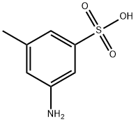 3-アミノ-5-メチルベンゼンスルホン酸 化学構造式