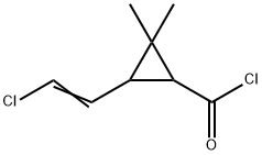 Cyclopropanecarbonyl chloride, 3-(2-chloroethenyl)-2,2-dimethyl- (9CI)|