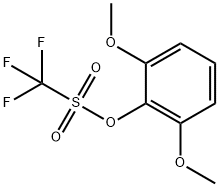 2,6-二甲氧基苯基三氟甲磺酸酯 结构式
