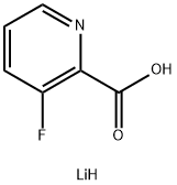 リチウム 3-フルオロピリジン-2-カルボキシラート 化学構造式