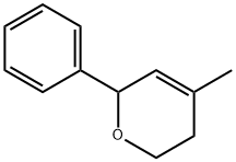 5,6-ジヒドロ-4-メチル-2-フェニル-2H-ピラン 化学構造式
