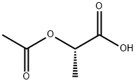 (S)-(-)-2-乙酰氧基丙酸 结构式