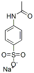 sodium N-acetylsulphanilate Structure