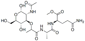 N-(N-アセチルムラモイル)-L-Ala-D-Gln-OMe 化学構造式