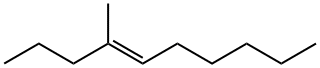 (E)-4-Methyl-4-decene Struktur