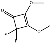 2-Cyclobuten-1-one,  4,4-difluoro-2,3-dimethoxy- Structure