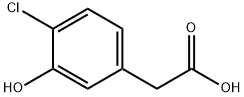 2-(4-氯-3-羟基苯基)乙酸, 60397-70-8, 结构式