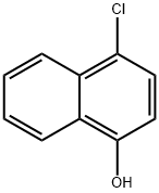 4-氯-1-奈酚 结构式