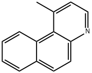 1-Methylbenzo[f]quinoline Struktur