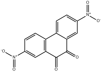 2,7-Dinitro-9,10-phenanthrenedione Struktur