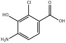 4-Amino-2-chloro-3-hydroxybenzoic acid Structure