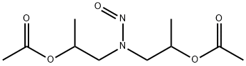 N-nitrosobis(2-acetoxypropyl)amine Structure