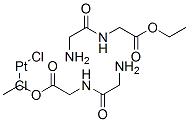 dichlorobis(glycylglycine ethyl ester)platinum II Struktur